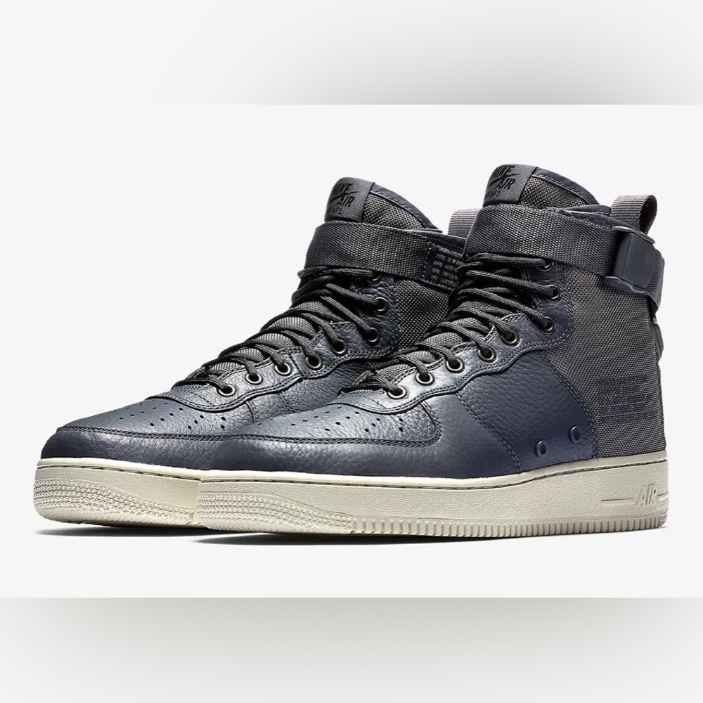 Like New Nike SF Air Force 1 Mid Dark Grey